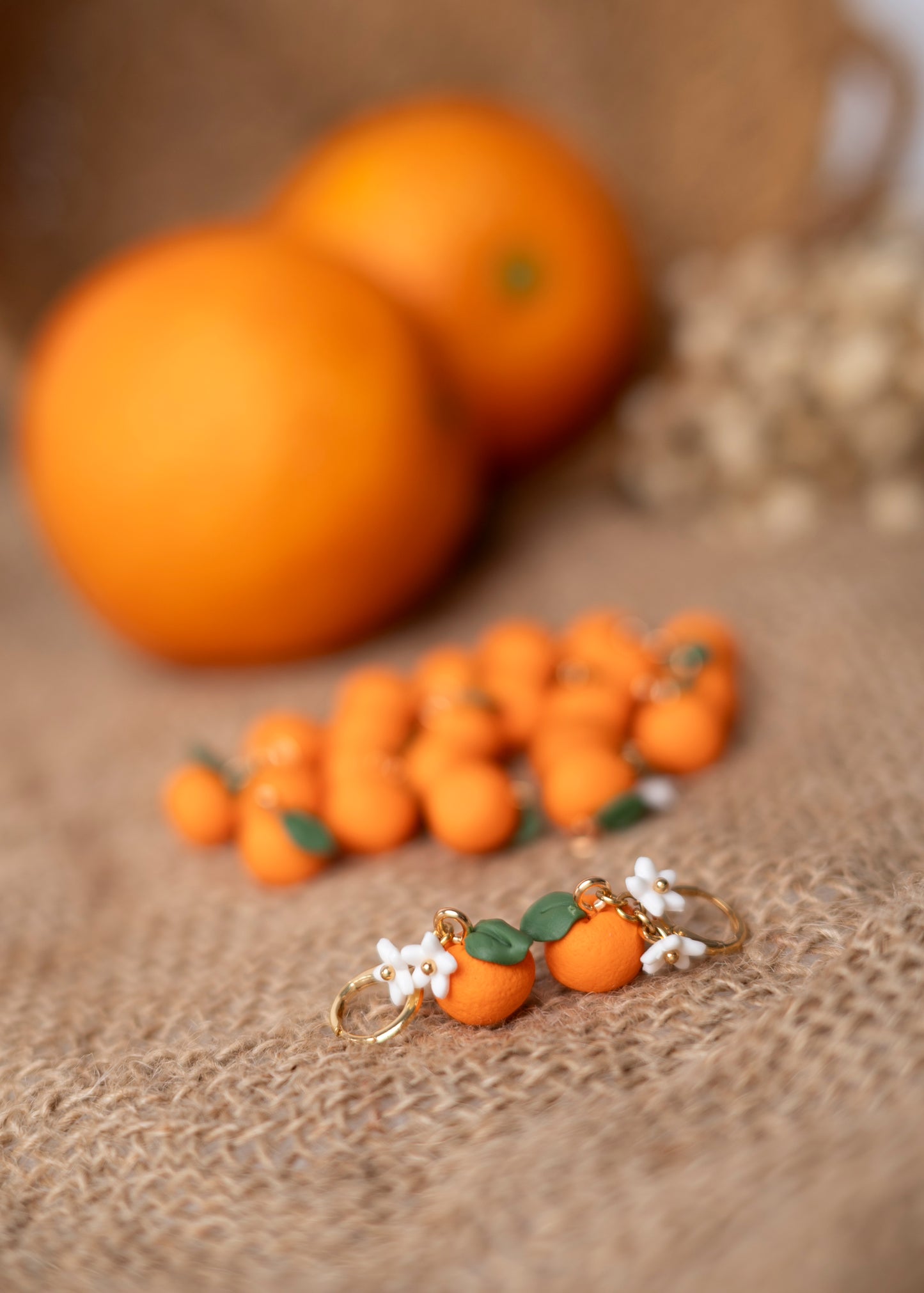 Naranjas y flores de azahar